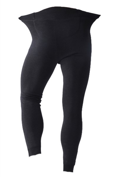 Winter Plush thickened bamboo charcoal cotton high waist knee and knee protection men's warm pants 200kg without pressure  SKSP022 back view